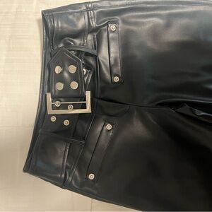 Black Leather Pants
